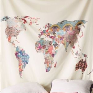 Urban Outfitters World Map Tapestry